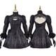 thumbnail image 4 of Disfraz de Anime de Nier Automata Yorha para mujer, ropa de fiesta de Halloween, disfraz de YoRHa N ° 2, tipo B, ropa de lujo, 2b, 4 of 4