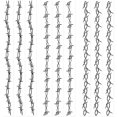 thumbnail image 1 of wonima02 9-Sheet Barbed Wire Temporary Tattoos, Large Edgy Armbands Designs Tattoo Stickers for Men & Women - Waterproof Fake Tattoos for Concerts & Halloween, 1 of 1