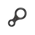 thumbnail image 1 of heritaly Figure 8 Descender Rappelling Gear Belaying Rock Tree Climbing High Strength Blue Gray 7.4x14.4cm, 1 of 4