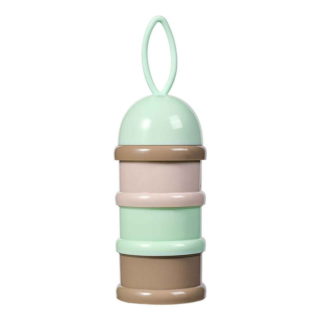 Agiferg Color Baby Three-layer Milk Powder Box Independent Layered Milk Powder Box Children's Portable Rotating Milk Powder Box