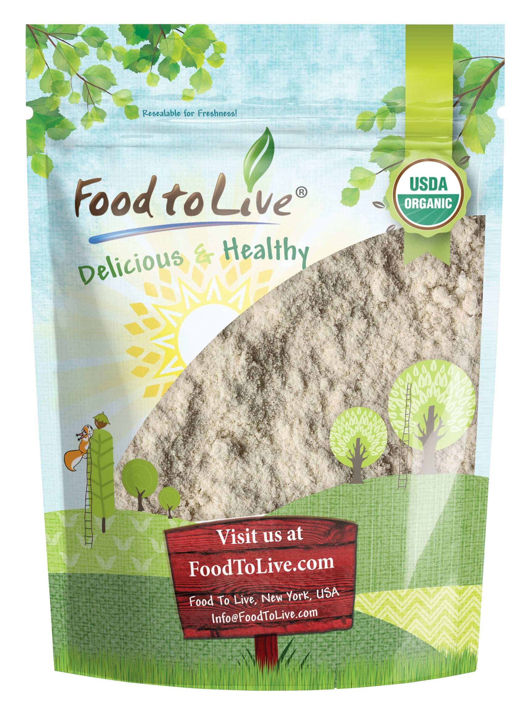 Organic Barley Sprout Powder, 8 Ounces — Grown from NonGMO Seeds, Non