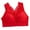 Red, variant on Valentine's Day Clearance Sale!YANHAIGONG Wireless Knit Bras for Women,Lace Seamless Padded Active Workout Gym Yoga Sports Bras