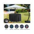 thumbnail image 4 of High quality polyester oval garden table cover, 180 x 110 cm, 4 of 5