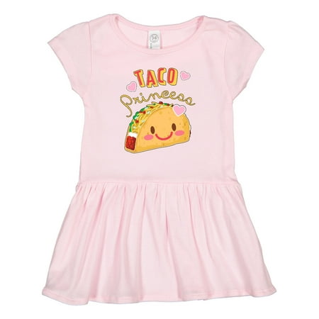 

Inktastic Taco Princess- Cute Taco Gift Toddler Girl Dress
