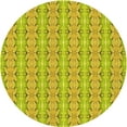 thumbnail image 1 of Ahgly Tapis d'Intérieur Lavable en Machine Carré Transitionnel Brun Doré Foncé, 3 Pieds Carré, 1 of 7
