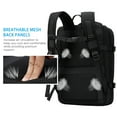 thumbnail image 2 of Expandable Carry-On Backpack with USB Charging Port, Travel Weekender Backpack for Men and Women 15.6-inch Laptops, 2 of 8