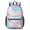 Black-4, variant on 17 Inch Lightweight Backpack,PVC Waterproof Oxford Fabric, Ergonomically Designed, with Large Capacity, Aqua Blue Watercolor