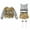 Gold, variant on Girls Sequin Dance Suit 4PCs Sparkle Hip Hop Jazz Dance Dresses Modern Dancing Outfits 4-16