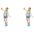 thumbnail image 1 of Wweixi 1/87 Diorama Graffiti Figure Characters Resin People Train Layout girl white 2Set, 1 of 6
