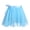 Sky Blue, variant on TiaoBug Kids Girls 2Pcs Ballet Dance Outfits Short Sleeve Leotard with A-Line Wrap Skirt Dancewear 2-14