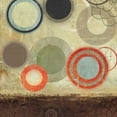 thumbnail image 2 of PI Studio 20x20 White Modern Wood Framed Museum Art Print Titled - Circles I, 2 of 4