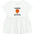thumbnail image 3 of Inktastic Basketball Threes or Nothing Girls Baby Dress, 3 of 5
