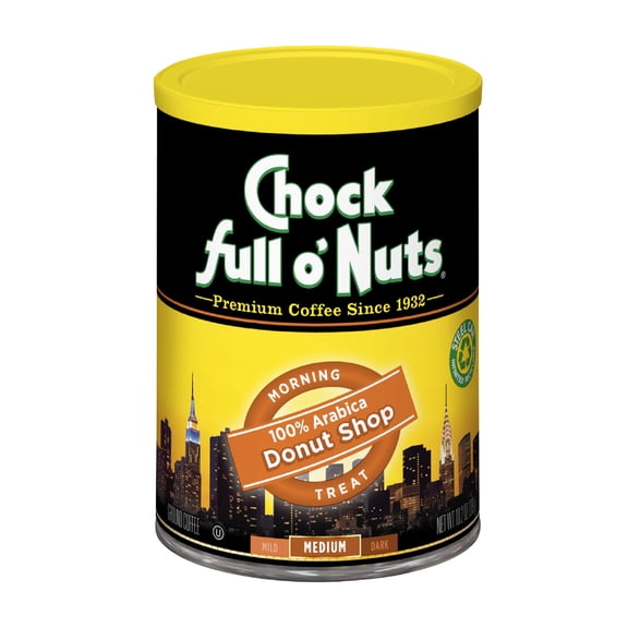 Chock full o'Nuts Donut Shop Medium Roast Ground - 10.2 oz Can