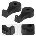 thumbnail image 4 of OUNONA 5Pcs Back Seat Hooks Car Storage Organizer Black Plastic Seatback Hanging Hangers, 4 of 8