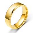 thumbnail image 1 of CNKOO Wide Anti-rust Men Ring Stainless Steel Simple Exquisite Engagement Ring Fashion Jewelry, 1 of 10