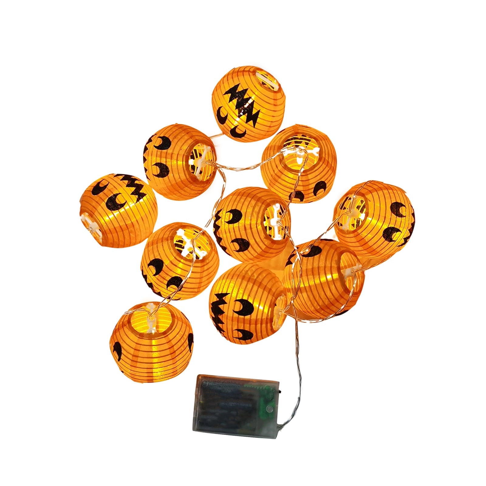 Halloween String Lights Halloween Decorations 10 LED Pumpkin Lights