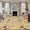 Yellow, variant on 5'x8' Area Rugs, Vintage Flower Indoor Outdoor Area Rug for Living Room Bedroom, Country Bird Garden Butterfly Yellow Washable Bathroom Rugs Kitchen Floor Carpet Mats Home Decor Aesthetic