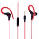 thumbnail image 1 of Gwong Electrónica Auriculares de gancho con cable de gancho de oído universal de 3.5mm con auriculares de deportes estéreo con micrófono, 1 of 6