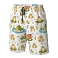 thumbnail image 4 of Fuzoiu Cute Frog Print Men's Beach Shorts,Men's Swim Trunks,Quick Dry Board Shorts with Pockets,Men's Bathing Suits for Surfing, Running, and Casual Wear-X-Large, 4 of 6