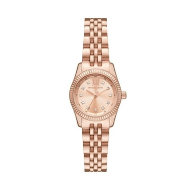 Michael Kors Lexington Three-Hand Rose Gold-Tone Stainless Steel Women's Watch (Model: MK4739)