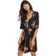 thumbnail image 4 of Vestido de fiesta fluido con estampado floral dividido con botones boho para mujer Xemadio WRMH-240-4, 4 of 7