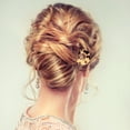 thumbnail image 2 of 2 Pcs Épingles à Cheveux en Forme de U Ondulées en Acétate Chignon, 2 of 6