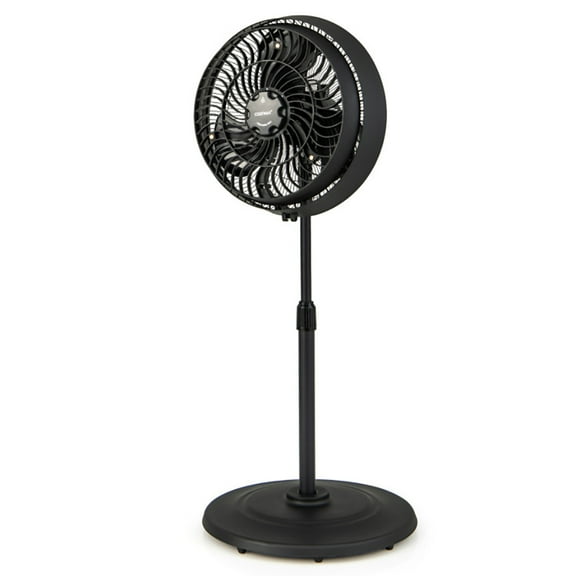 YYAo Fan,Fan for office, 16 Inch Outdoor Misting Fan Oscillating Pedestal Fan with 3 Mist Levels-Black