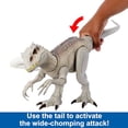 thumbnail image 4 of Mattel Jurassic World Camouflage 'n Battle Dinosaur Toy, Indominus Rex Figure with Lights, Sounds & Motion, 4 of 5