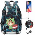 thumbnail image 1 of Minecraft Backpack Travel Bag with USB Student Bag, 1 of 5