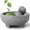 Granite, variant on Alpine Cuisine Mortar and Pestle Molcajete Set - 8 Inch Granite - Unpolished Granite, Spice Grinder Bowl for Salsa, Herb Crusher, Grind and Crush Spices