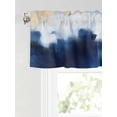 thumbnail image 6 of Valances for Windows Abstract Watercolor Graffiti Rod Pocket Cafe Window Treatments Valance Curtains for Kitchen Bathroom Laundry Basement Windows 60"x14", 6 of 9