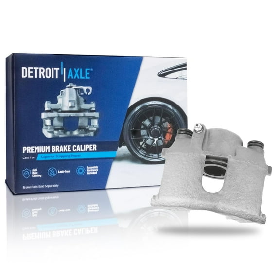Detroit Axle - Front Right Brake Caliper for 1995-2000 Dodge Stratus Chrysler Cirrus 1996-2000 Sebring Plymouth Breeze, Passenger Side Disc Brake Caliper 1997 1998 1999 Replacement