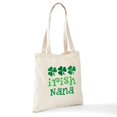 thumbnail image 6 of CafePress - Irish Nana Plaid Clover - Unisex Canvas Tote Bag, Beige, 1-Piece, 6 of 6