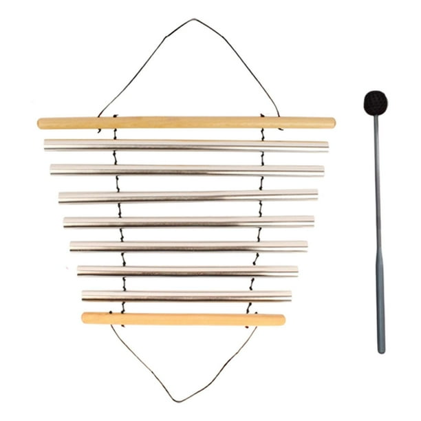 Timbre de flujo de meditación, sonido de cuenco de meditación, instrumento de baño con mazo, timbre de flujo para el hogar, , relajación 7 tonos
