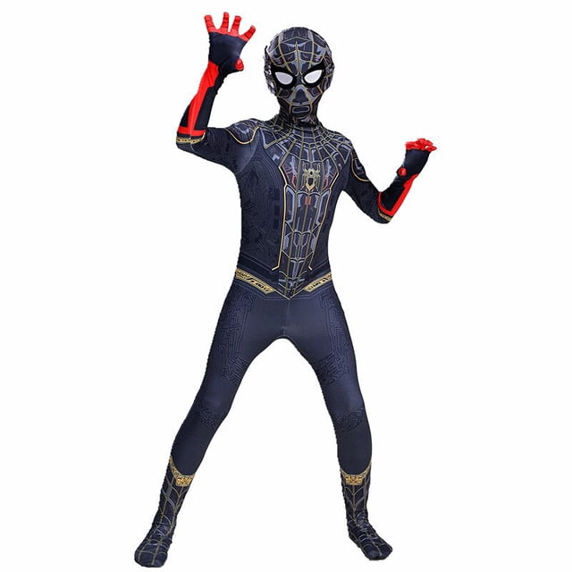 Disfraz de Spiderman para niños, traje de fiesta de superhéroe, Zentai, Spiderman, No Way Home, Disfraces de Halloween, conjuntos de Mono para espectáculo de escenario Fivean unisex