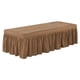 thumbnail image 1 of Cubierta de Cama con Delantal de poliéster con Vendas Elásticas - Café Sunnimix Hoja de cenefa de mesa de masaje, 1 of 6