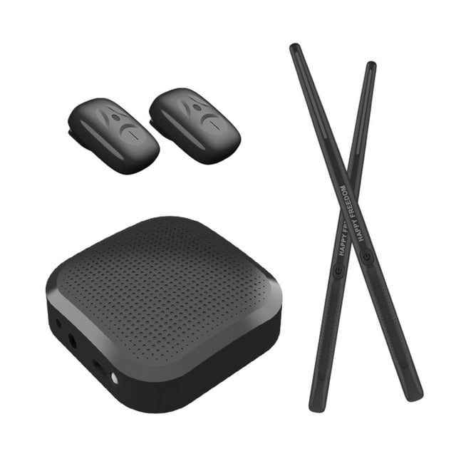 Batería electrónica ligera y silenciosa con adaptador de audio Practice Air Electronic Adaptador de audio para pedales