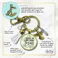 thumbnail image 5 of Happy Birthday Gift Keychain For Women Merry Christmas Faith Jewelry Charms Handmade Holiday, 5 of 7