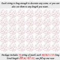 thumbnail image 2 of 50 cadenas de perlas rosas Cusmation, 10 unidades, 5 mm, 20 m, cuentas decorativas, 2 of 7