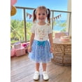 thumbnail image 6 of BemeyourBBs Kids Toddler Baby Girl Birthday Outfits 1 2 3 4 5 Years Birthday Girl Clothes Letter Embroidery Short Sleeve T-Shirt and Elastic Sequins Dot Tulle Tutu Skirt Set Baby Girl Summer Clothes, 6 of 9