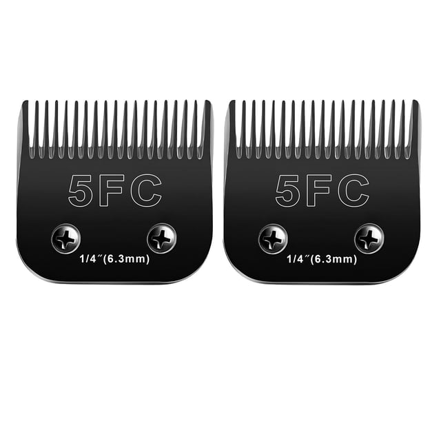 Cuchillas de aseo para perros Audoc 5FC compatibles con Andis/Oster/Wahl