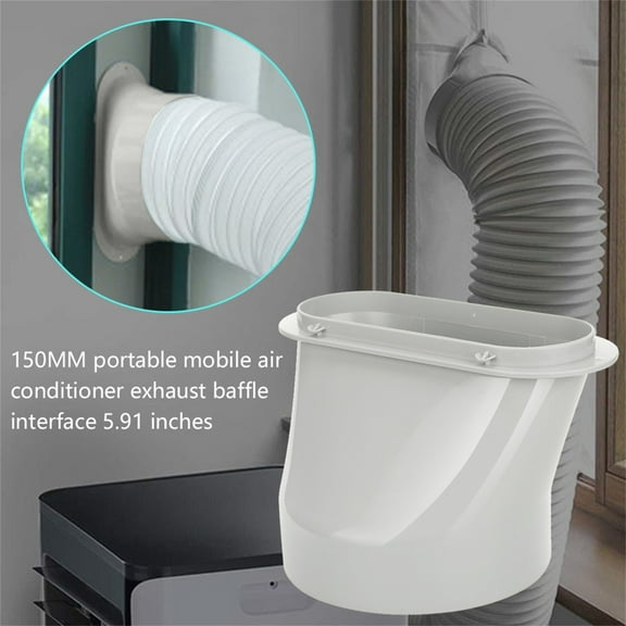 Clearance Air Tools under $5,Inch To Adapter Hose 5.9 Round) Portable (Square A//C Window Exhaust Coupler Tools Home Improvement