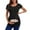 Black, variant on zttd womens maternity short sleeve crew neck cute funny graphic ruched sides t shirt tops pregnancy tunic blouse