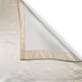 thumbnail image 3 of Ambesonne Abstract Kitchen Curtains, Floral Point and Leaf, 55"x45", Purple Pink and Beige, 3 of 3
