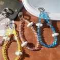 thumbnail image 3 of Premium Crystal Phone Chain - Cloud and Car Keychain, DIY Handmade Colorful Charm Lanyard, Simple and Versatile, 3 of 11