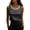 Black, variant on Satin Tank Tops For Women Satin Tops For Women Womens Beaded Top Beaded Tops For Women Wide Strap Tank Tops For Women Pearl Beaded Top Pearl-Embroidered Letter Top Elegant Tops For Women