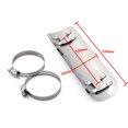 thumbnail image 2 of Nouvelle Protection de Tuyau d'Échappement Chrome pour chopper GER Dyna, 2 of 3