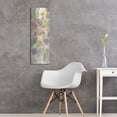 thumbnail image 6 of Luxe Metal Art 'Dreamy Flowers I' by Silvia Vassileva, Metal Wall Art, 12" x 36", 6 of 9