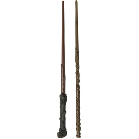 Harry Potter Hermione Granger Deluxe Magic 2 WAND SET Toy Costume Wands Licensed