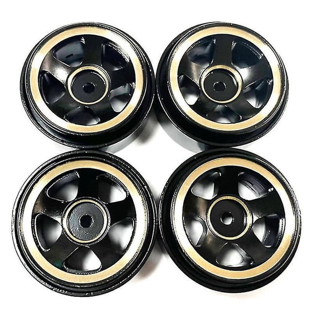 4 Uds latón 1,0 Beadlock rueda llanta rueda contrapeso Compatible con Axial Scx24 1/24 coche trepador de control remoto Upgra